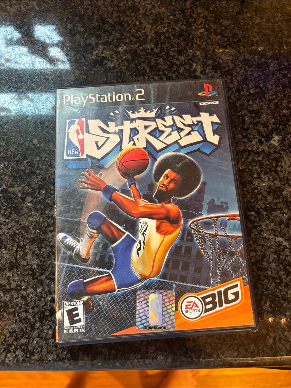 Sony PlayStation 2 NBA Street - Blue & White Cover Art